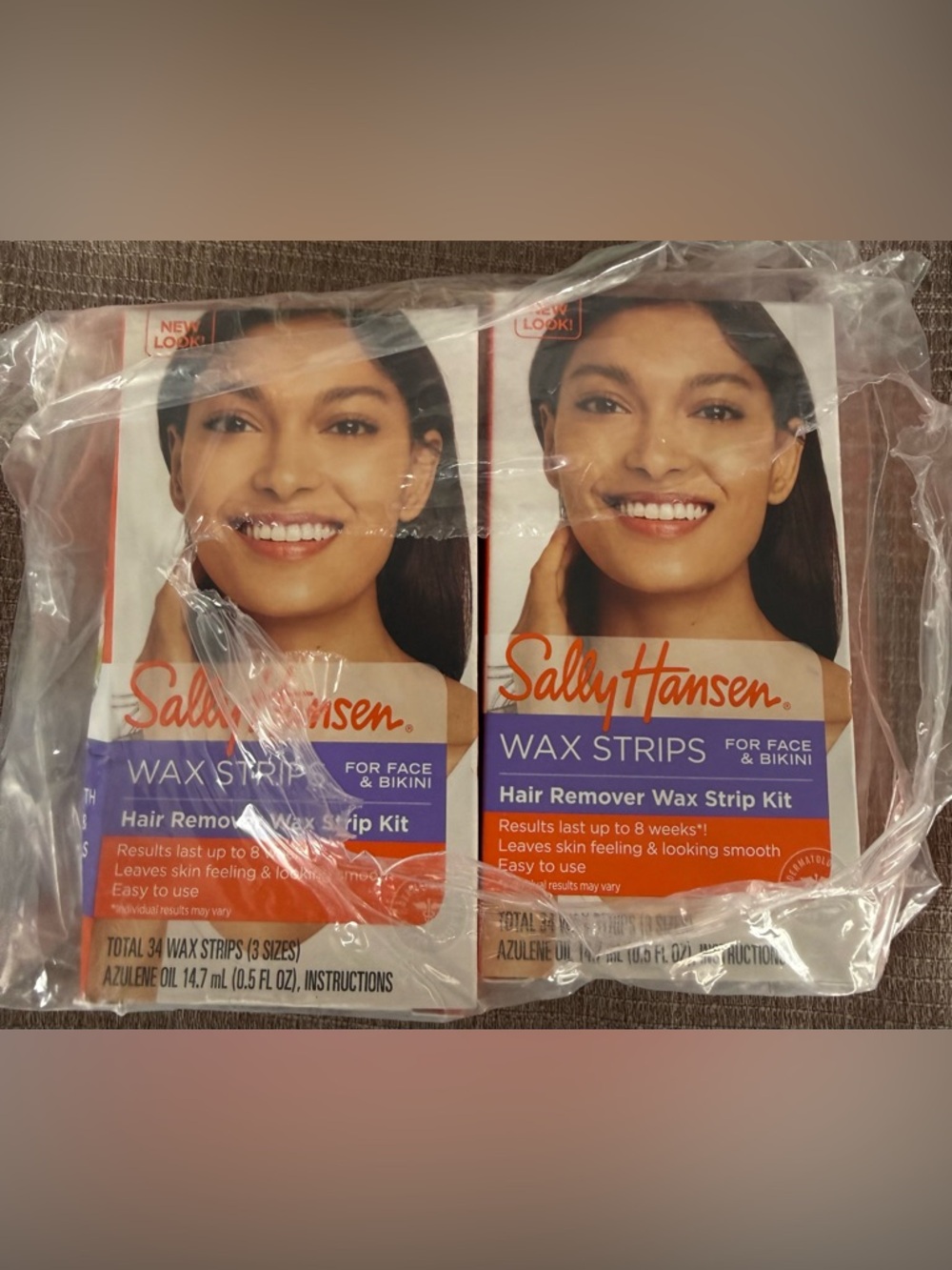 2 boxes of NEW Sally Hansen Wax Strips Hair Remover